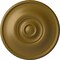 Ekena Millwork Jefferson Ceiling Medallion (Fits Canopies up to 2 7/8"), Hand-Painted Gold, 11 3/4"OD x 3/8"P CM12JEGLS - alternate 1